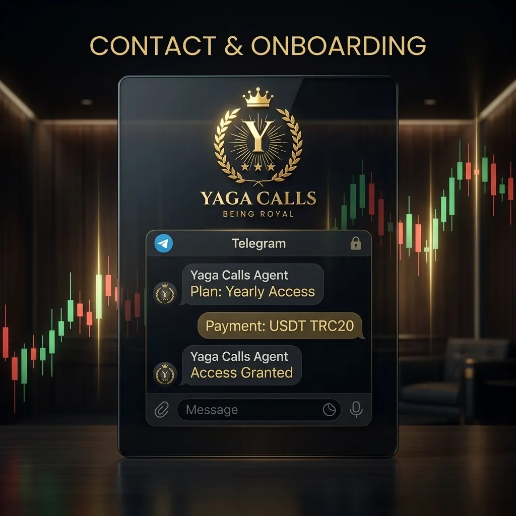 Yaga Calls manual Telegram onboarding for premium crypto signals