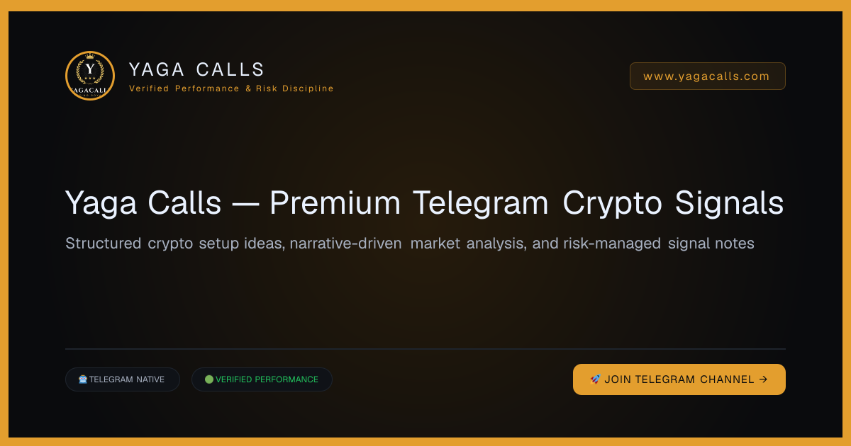 Yaga Calls — Premium Telegram Crypto Signals